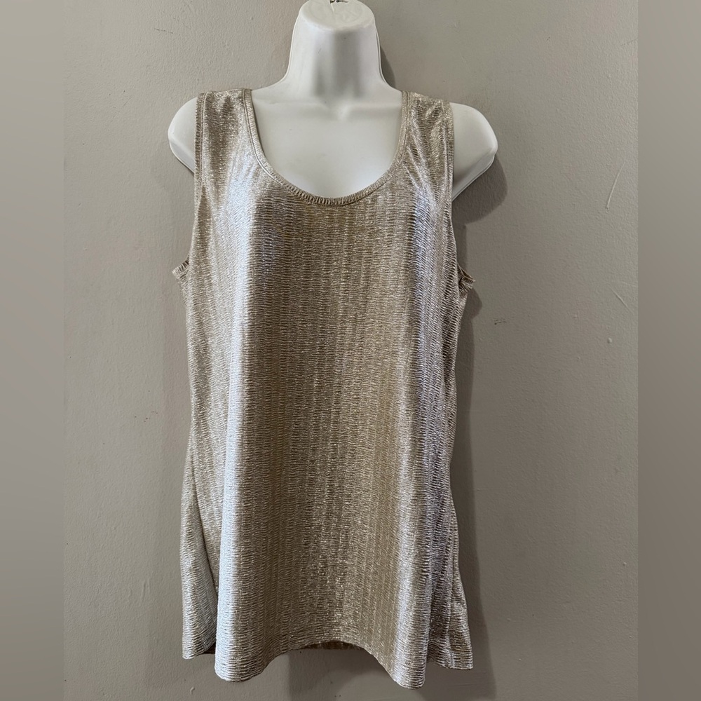 Reiss Women's Metallic Gold Tank Top
Size Medium